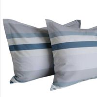 SET DE 2 FUNDAS DE ALMOHADA DECORATIVA  ALGODON 180 HILOS 70 X 50 CM LISBOA FREE HOME