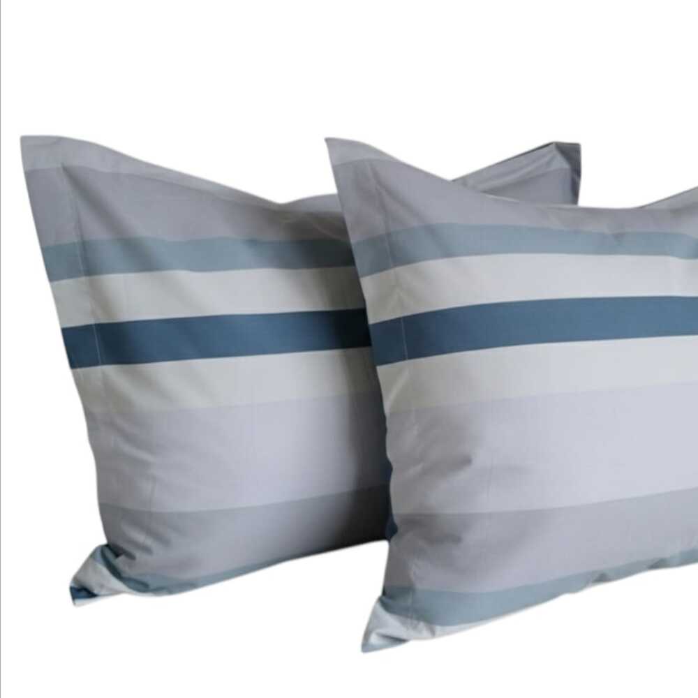 SET X 2 FUNDAS DE ALMOHADA DECORATIVA  ALGODON 180 HILOS 70 X 50 CM LISBOA FREE HOME