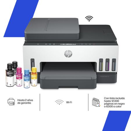 Impresora Multifuncional HP Smart Tank 750 ADF 6UU47A