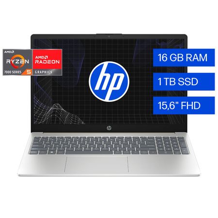 Laptop HP AMD Ryzen™ 5 7520U 15-fc0258la R5-7520U 16GB RAM 1TB 15.6
