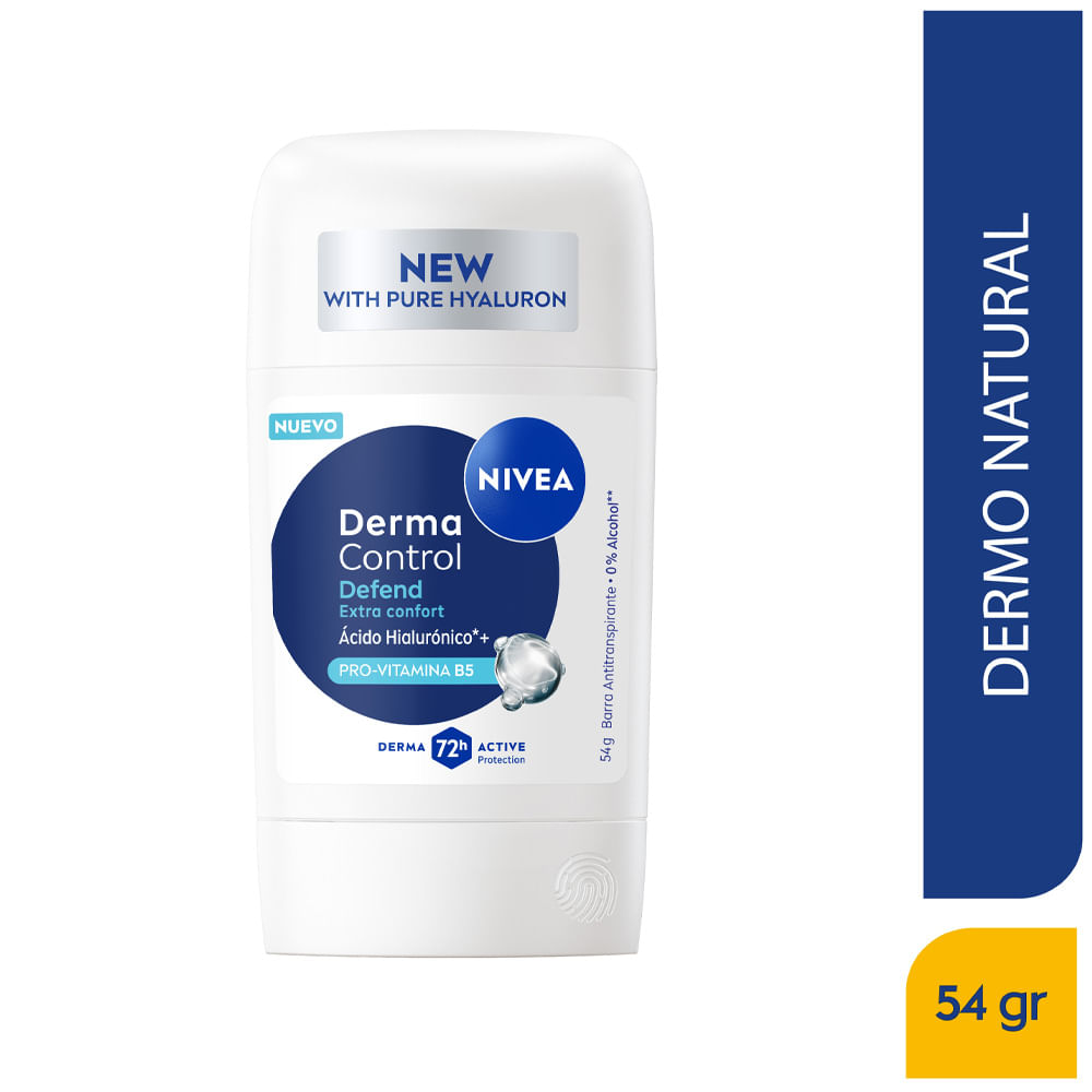 Desodorante para Mujer en Barra NIVEA Derma Control Defend Frasco 50ml