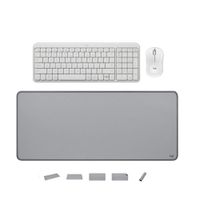 COMBO LOGITECH K250 MOUSE M240 BLANCO PAD MOUSE GRIS