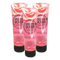 PACK 3 EXFOLIANTE FACIAL Y CORPORAL ROSAS 320ML WOKALI