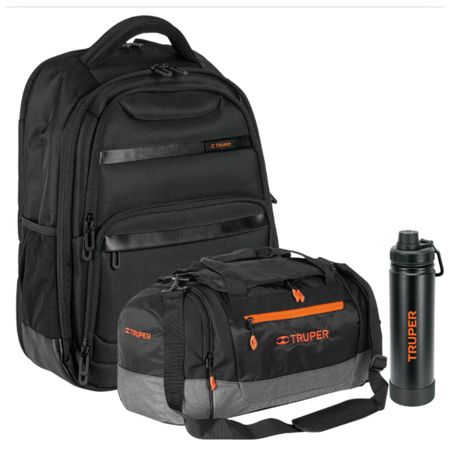Combo Mochila Porta laptop Maleta deportiva viaje Truper