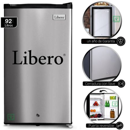 Frigobar Libero Style LFB-101S Inox 92 Litros
