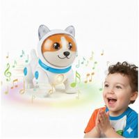 Robot Mascota Perro Musical Luces Bota Humo Ruedas en las Patitas Juguete Robot para Niños