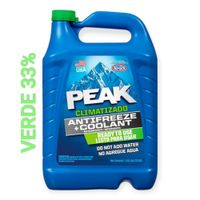 Refrigerante Anticongelante Peak porcentaje 33 Verde Climatizado
