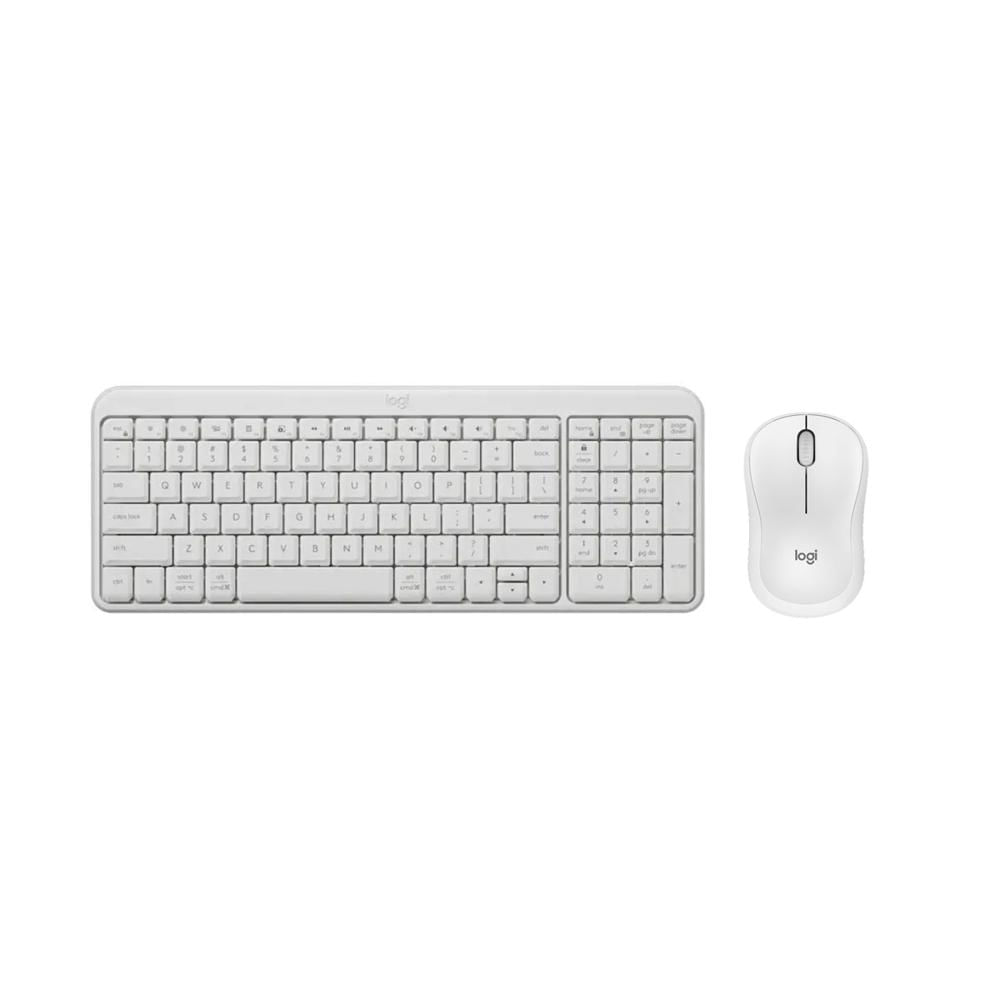 TECLADO Y MOUSE LOGITECH K250 MOUSE M240 BT BLANCO