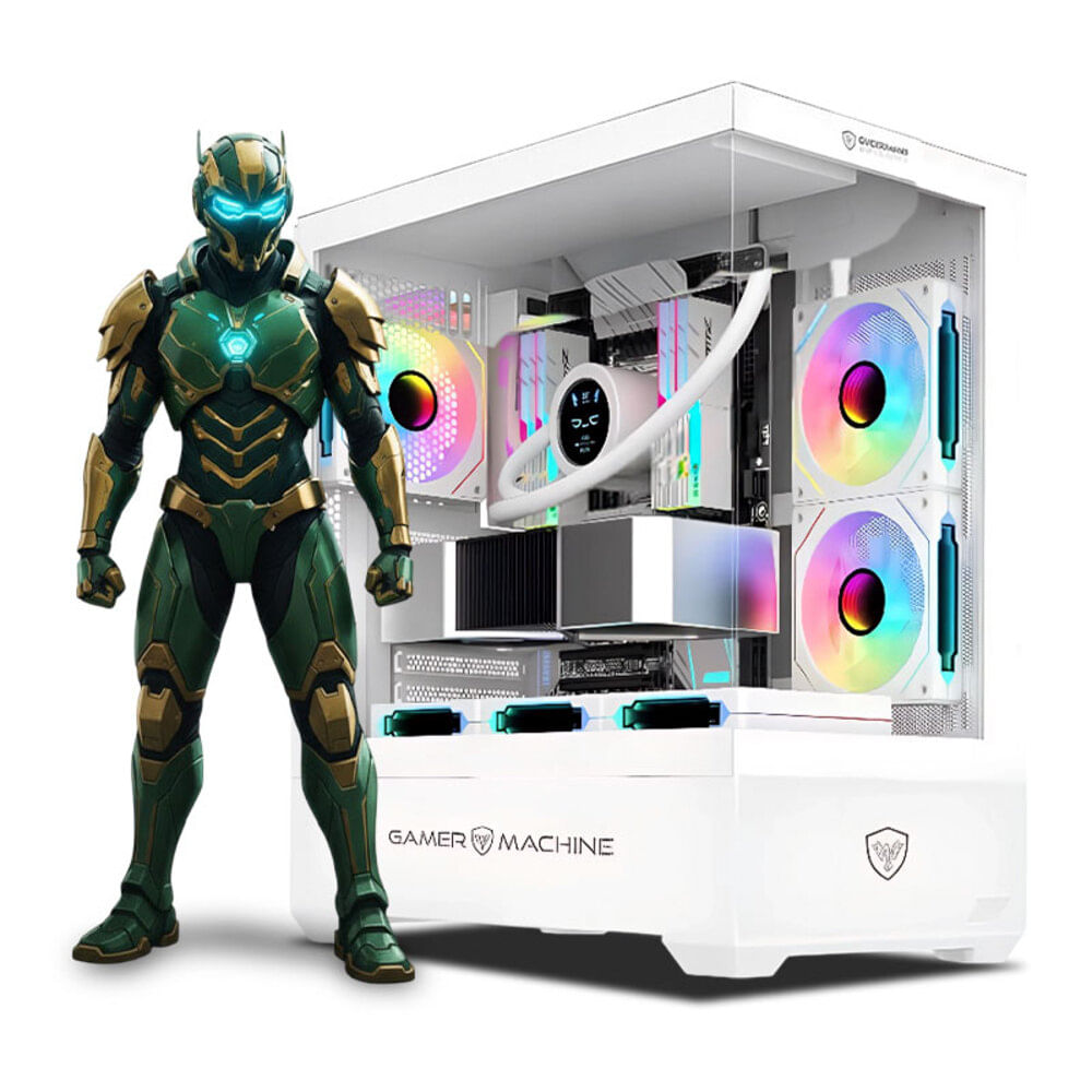 CPU Gamer Intel Core i7 12700F 32gb DDR5 1TB RTX5060 8GB Mipclista WHITE COMPUTADORA