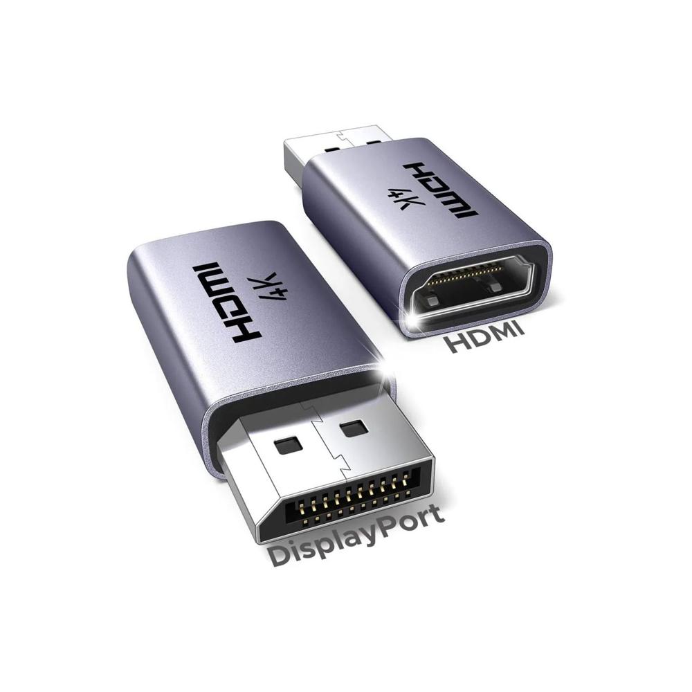 Adaptador Ugreen DisplayPort a HDMI Pack x2 4K Aluminio 55935