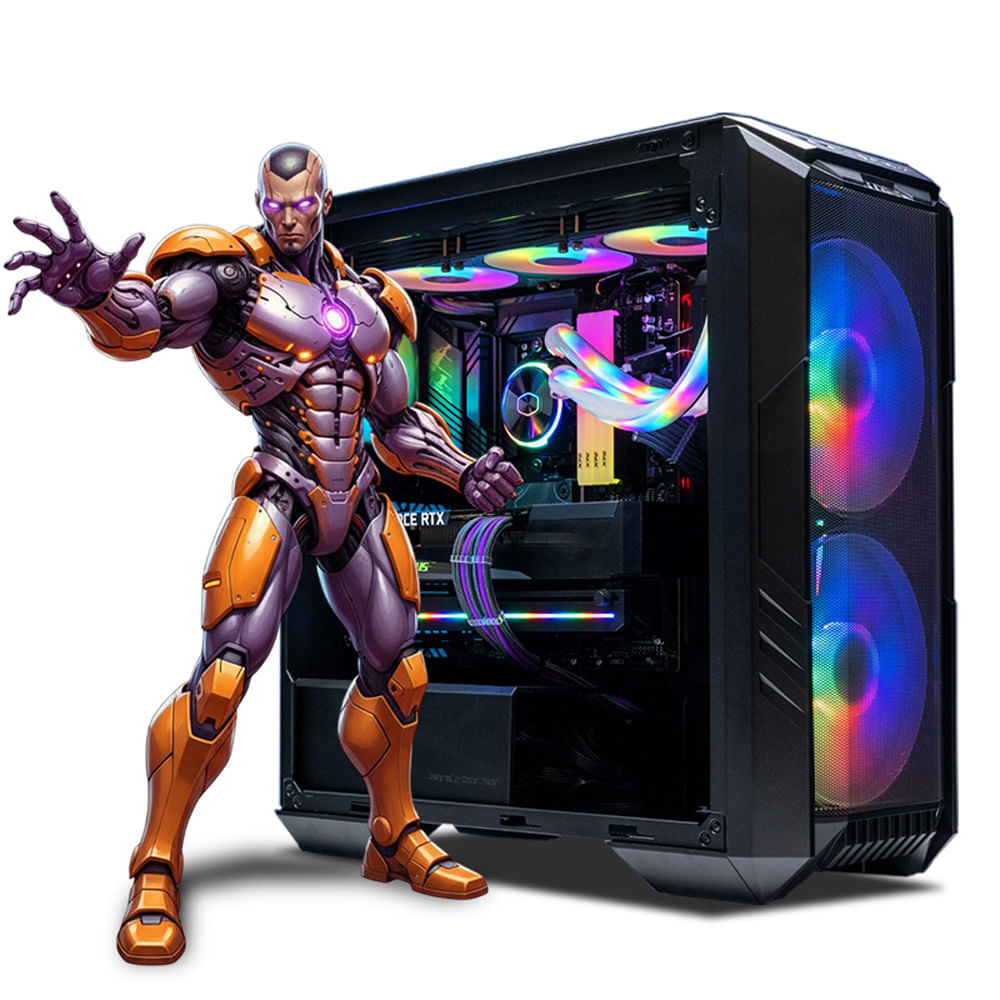 CPU Gamer Intel Core i9 Ultra 285K 64gb ddr5 1TB RTX5090 32GB Mipclista BLUE COMPUTADORA