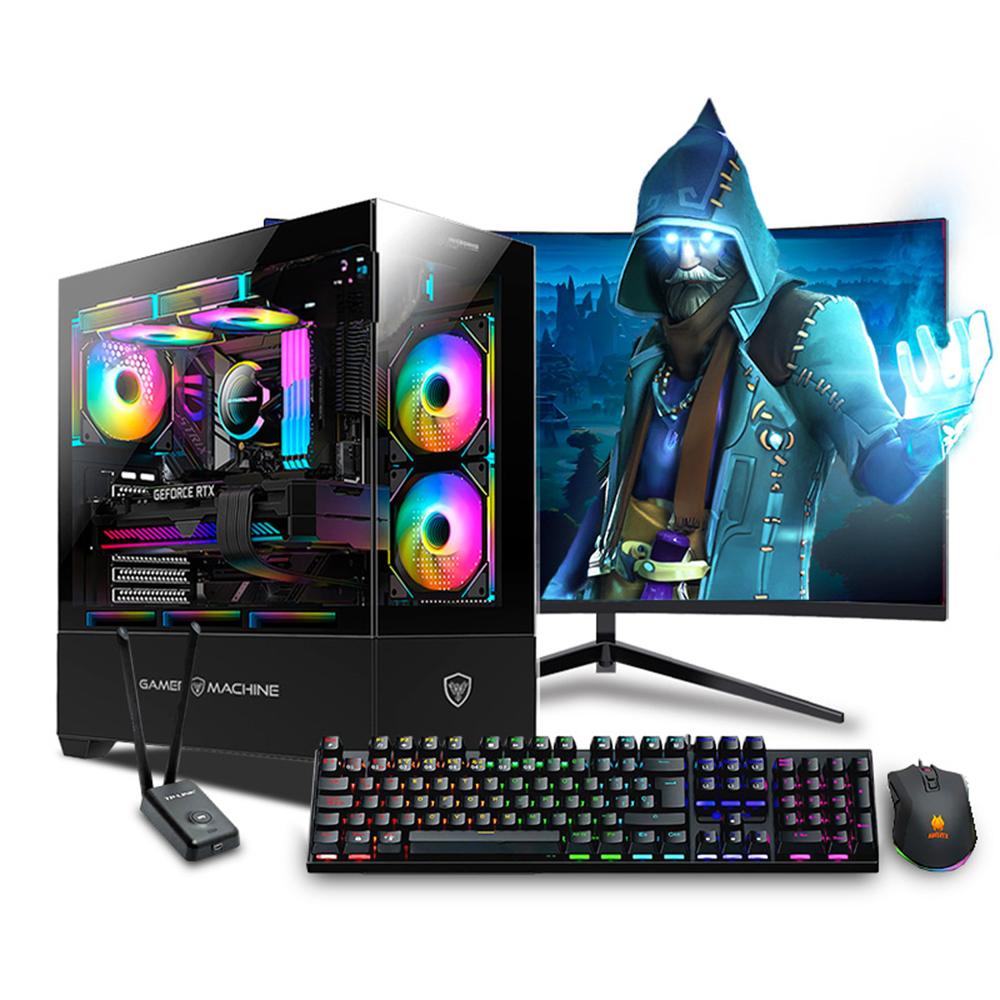 COMPUTADORA GAMER ULTRA FALKOR RGB RYZEN 9 7900X 32GB 1TB 27 RTX5070 12GB MI PC LISTA MIPCLISTA