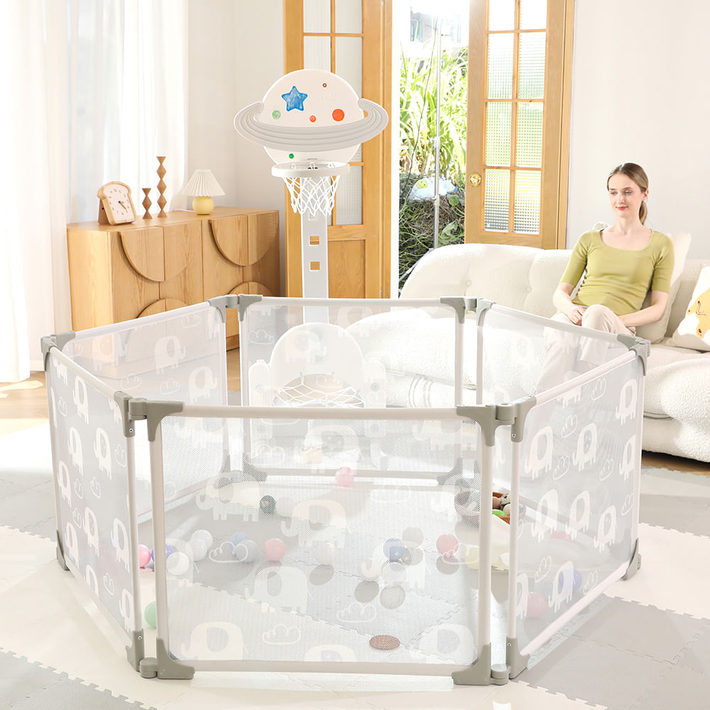 CORRAL PARA BEBE ALTA CALIDAD PLEGABLE LUXURY