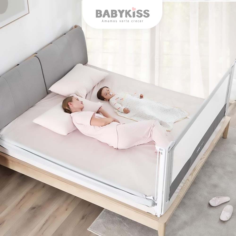 Baranda de seguridad para cama bebes y niños PREMIUM de 1.50 mtros