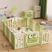 CORRAL PARA BEBES Y NIÑOS PLEGABLE DE SAPITO - ALFOMBRA DE REGALO