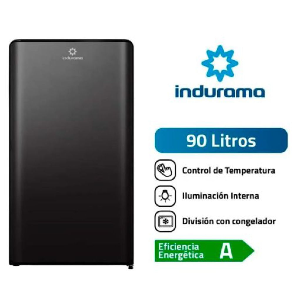 Indurama Frigobar RI-109N 90L Negro