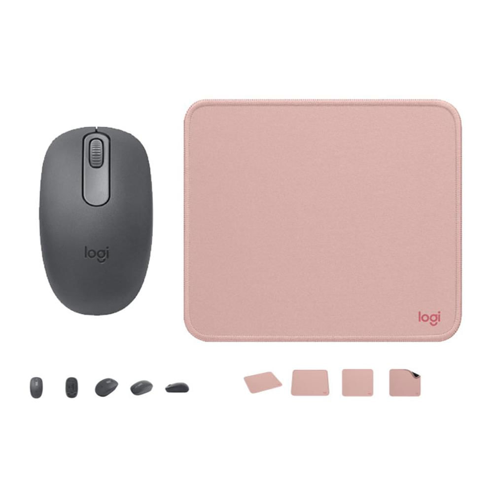LOGITECH MOUSE M196 NEGRO PAD MOUSE 200x230 ROSADO