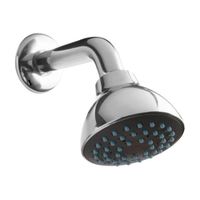 Salida de Ducha Italgrif Baru Cromada de 22cm Gris