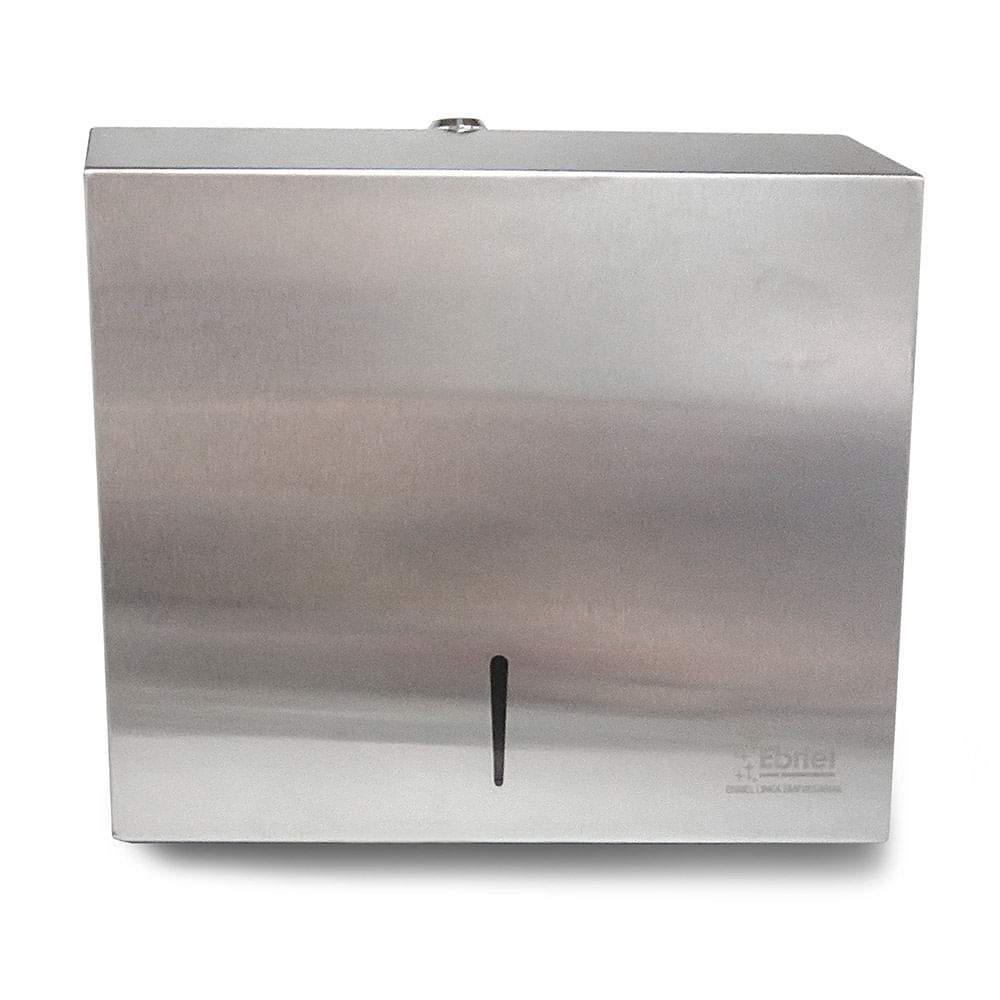 Dispensador de Papel Interfoleado Ebriel de Acero Inoxidable Gris