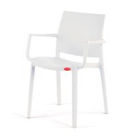 Sillón Capellini blanco Polinplast