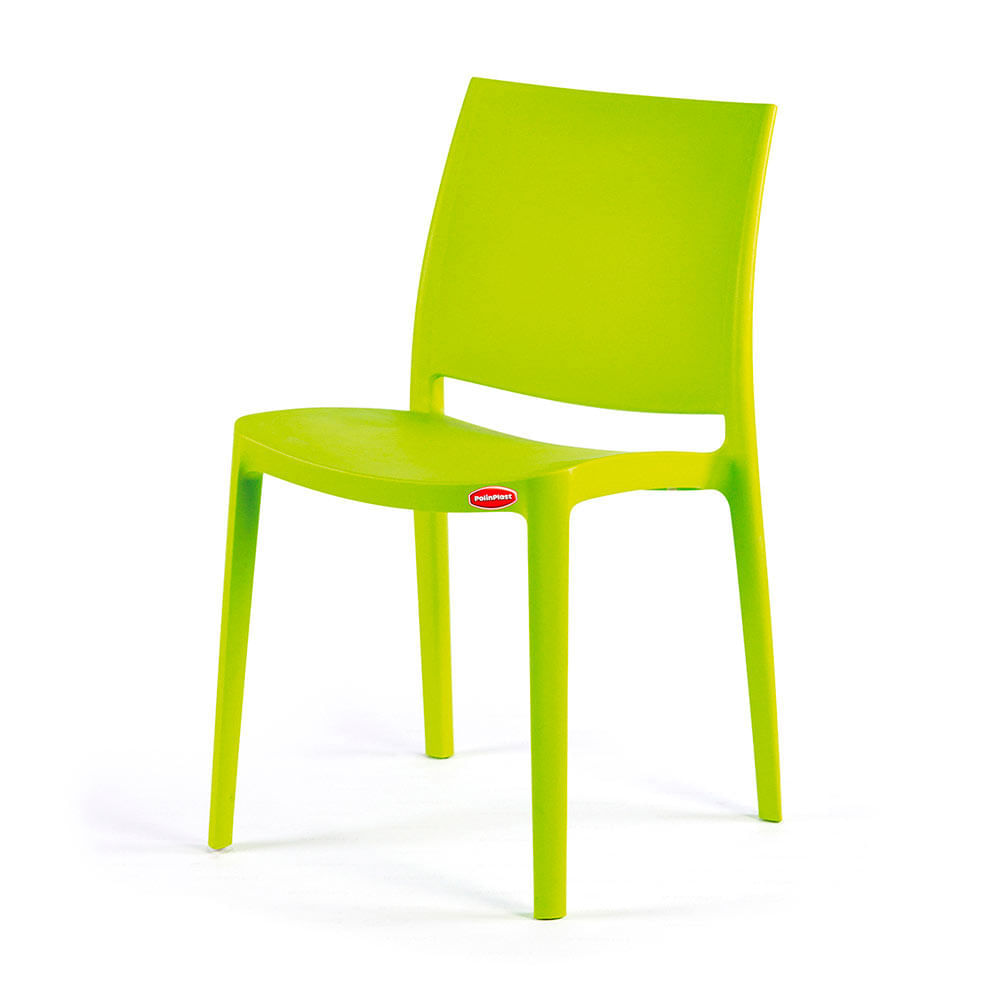 Silla Capellini verde Polinplast
