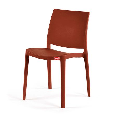 Silla Capellini marrón Polinplast