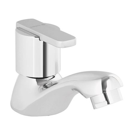 Llave de Lavatorio Trebol Veneto Baja Plata Cromada