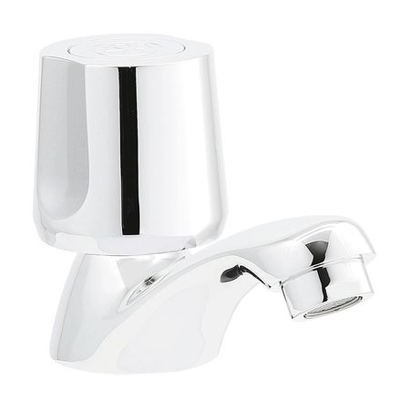 Llave de Lavatorio Trebol Saona Baja Plata Cromada