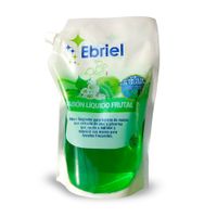 Jabón Líquido Frutal Doypack 1 litro Ebriel Verde Higiene de Manos con Aloe y Glicerina