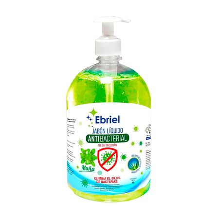 Jabón líquido Muña frasco 1 litro Ebriel
