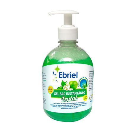 Alcohol en gel Frutal frasco 500ml Ebriel