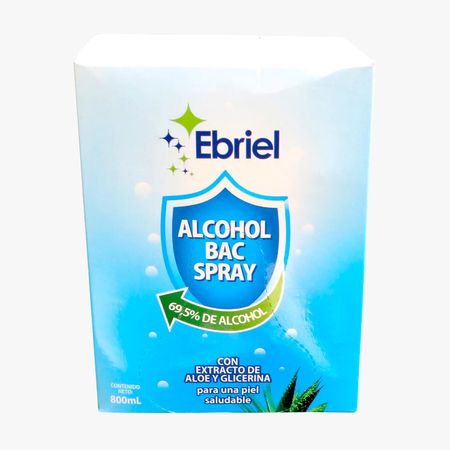 Alcohol spray sachet 800ml Ebriel