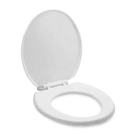 Asiento de Inodoro Redondo Trebol Redondo Hp 110 Sd Blanco