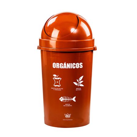 Tacho Cosmos para residuos orgánicos 60 litros Rey Plast