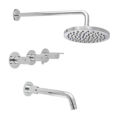 Mezcladora de Ducha Tina Piave Empotrada 8