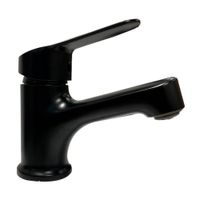 Mezcladora Monocomando Tahiti Italgrif Negro