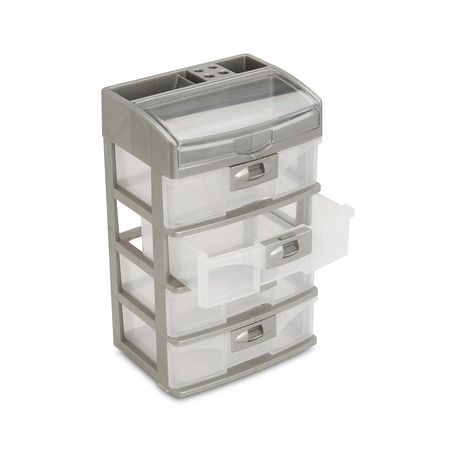 Organizador de escritorio con regatones 4 niveles Reyplast