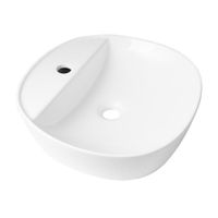 Ovalín Circular Aquarius Blanco Vainsa