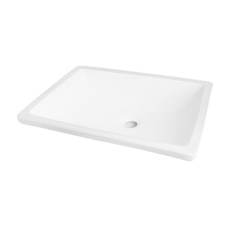 Ovalín de Loza Vainsa Square Blanco 43x44x16 cm