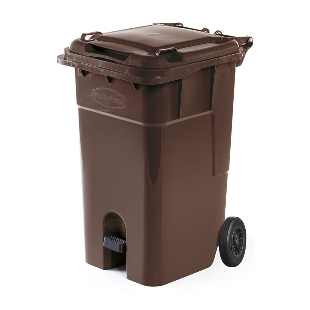 Tacho con pedal y ruedas N° 120 Marrón Polinplast