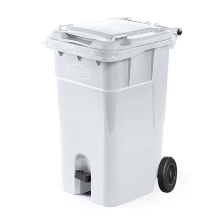 Tacho con pedal y ruedas N° 120 Blanco Polinplast