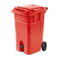 Tacho con pedal y ruedas N° 120 Rojo Polinplast