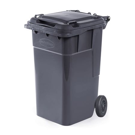 Tacho Recolector King Kong N° 120 Gris Polinplast con Ruedas