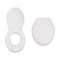 Asiento de Inodoro Redondo Plástico Orange Modelo AB0003 Blanco