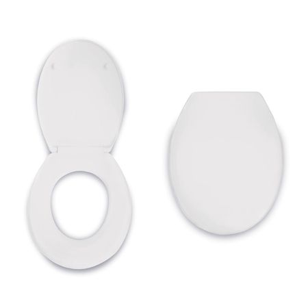 Asiento de Inodoro Redondo Plástico Orange Modelo AB0003 Blanco