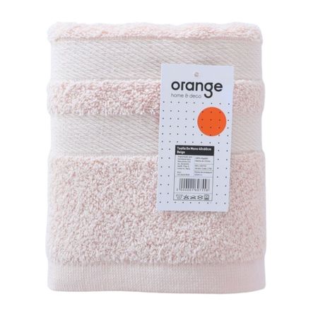Toalla de Mano Orange 40x60cm Beige