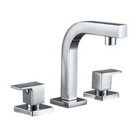 Mezcladora para Lavatorio Vainsa Minimal Cuadrada 8"" Bronce Cromado