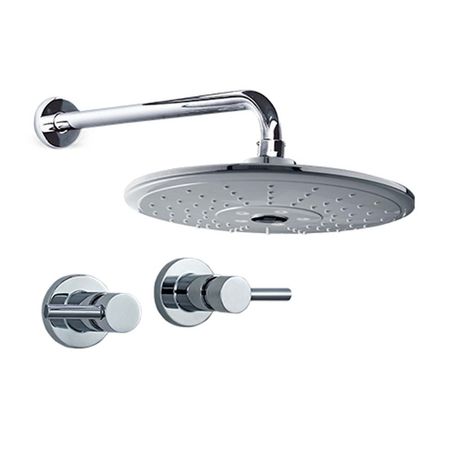 Mezcladora de Ducha Min Lever con salida Española Cromado Vainsa