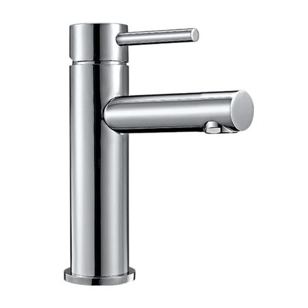 Mezcladora para Lavatorio Monocomando Vainsa Minimal Lever Baja Plata Cromado