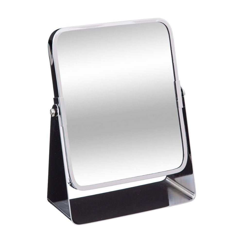 Espejo de mesa giratorio Plateado con aumento X3